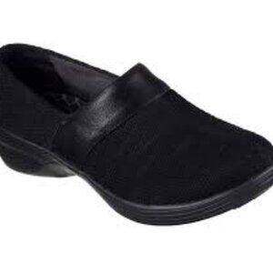 Skechers Women's Black Gemma 49377 Casual Slip-On Clogs Size US 9.5